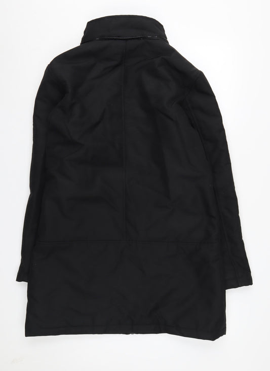 Blanc Noir Women's Black Long Jacket Size 14