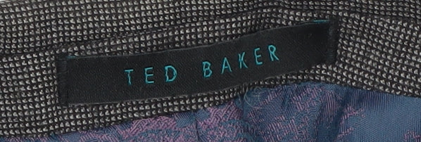 Ted Baker Men's Grey Blazer 38R Classic Business