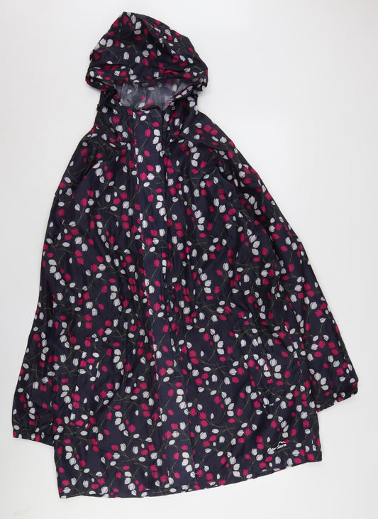 Peter Storm Women's Multicoloured Floral Rain Jacket Size 16