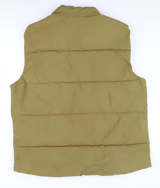 Gap Men's XL Green Puffer Waistcoat