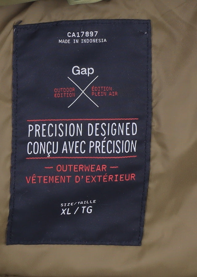 Gap Men's XL Green Puffer Waistcoat