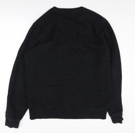 Jack Wills Men's Black XL Graphic Pullover Sweatshirt