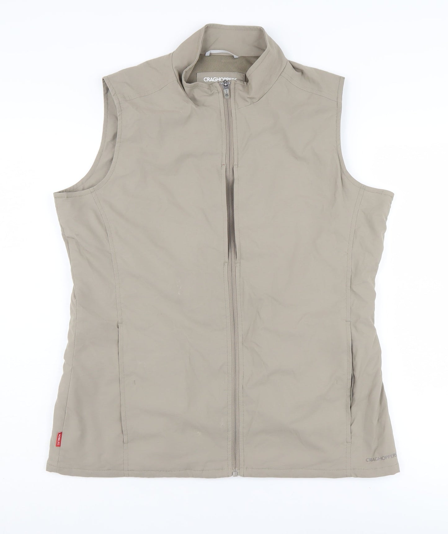 Craghoppers Men's Beige Waistcoat Size 12 with Zip
