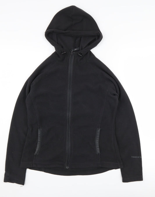 Peter Storm Women's Black Fleece Jacket, Size 10, Casual Outdoor