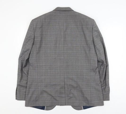 Taylor & Wright Men's Grey Check 42R Blazer