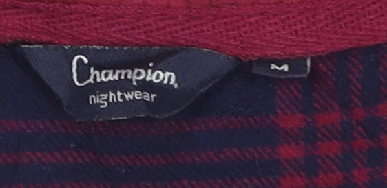 Champion Unisex Red Pullover Sweatshirt M V-Neck Casual