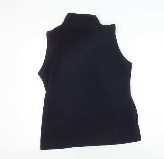 EWM Women's Black Polyester Waistcoat M Sleeveless
