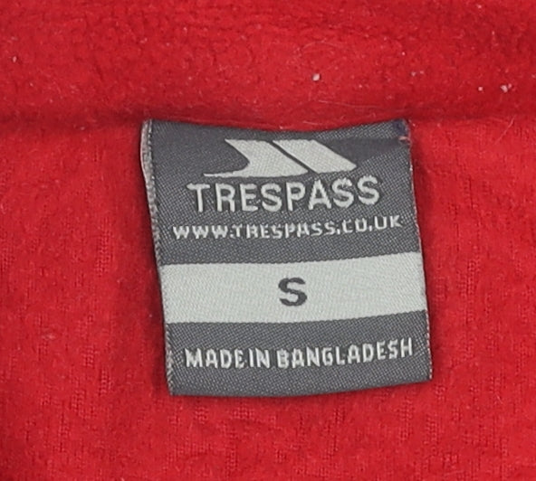 Trespass Women's Red Fleece Jacket Size S with Logo