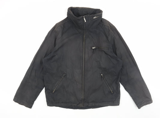 Gant Men's Black Bomber Jacket, M, Casual Style