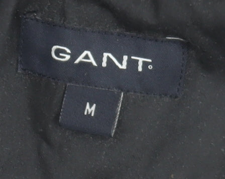 Gant Men's Black Bomber Jacket, M, Casual Style