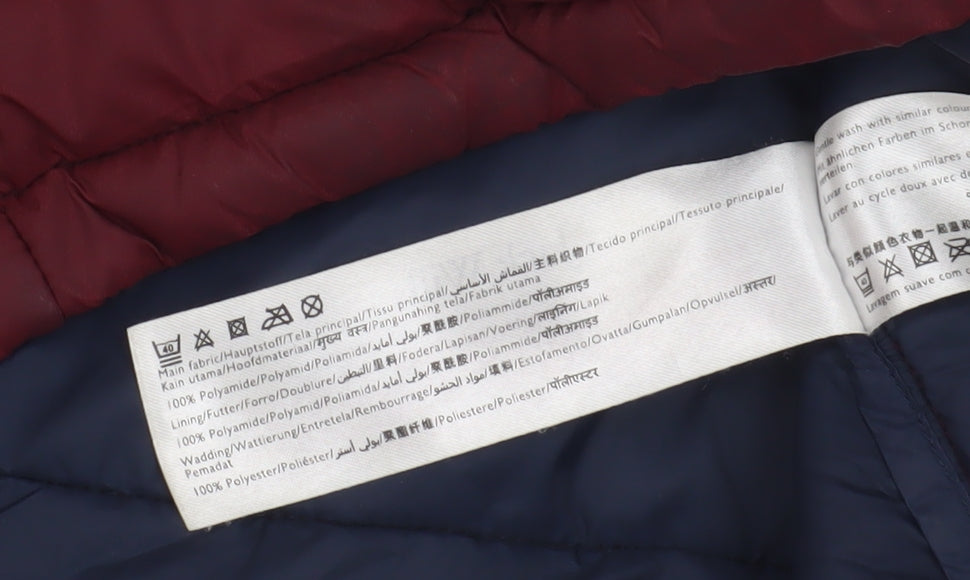 Jack Wills Men's Red Puffer Jacket S