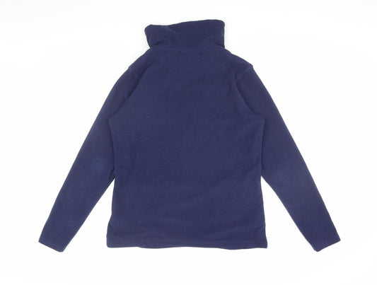 Mountain Warehouse Women Blue Cowl Neck Fleece Size 12