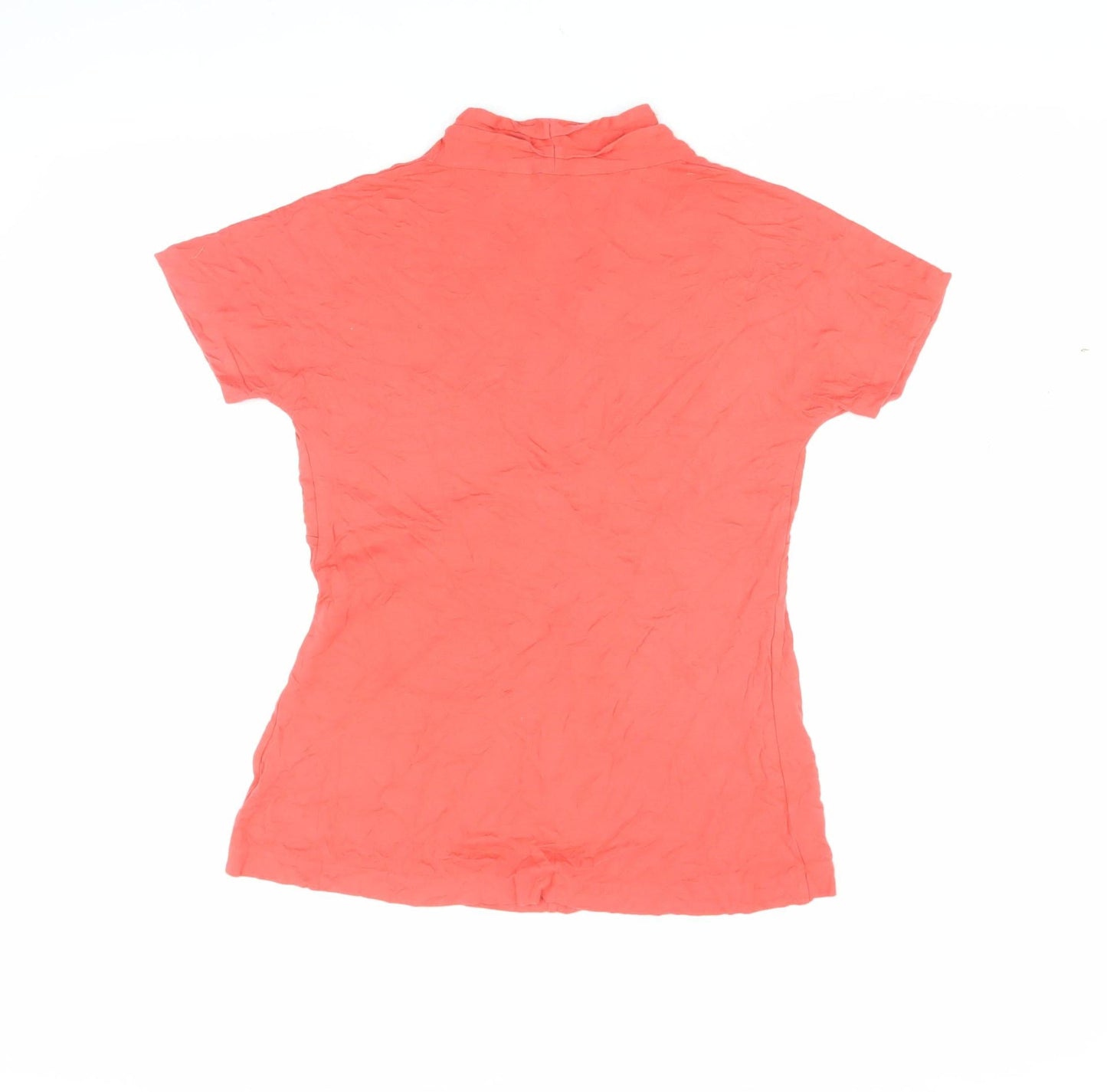 Banana Republic Women's Red V-Neck T-Shirt M