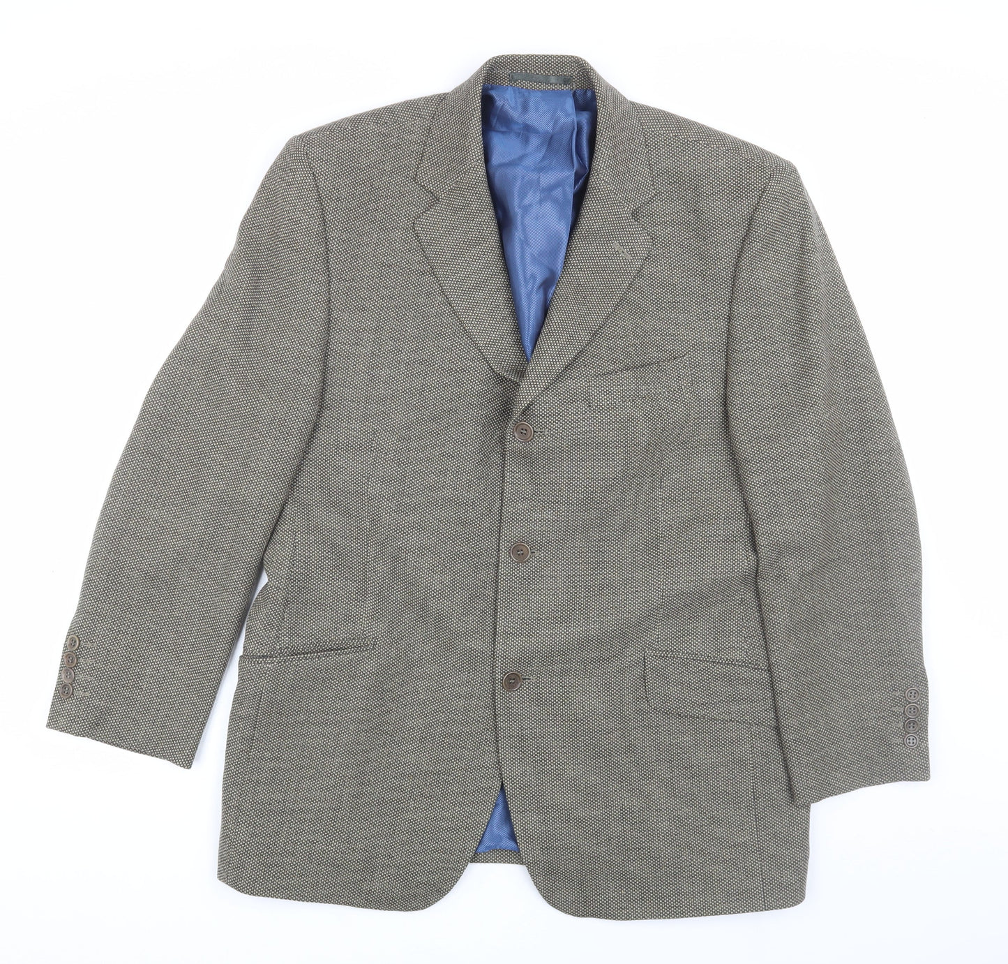 Daniel Hechter Couture Men's Grey Blazer, Size 42S, Formal Wool