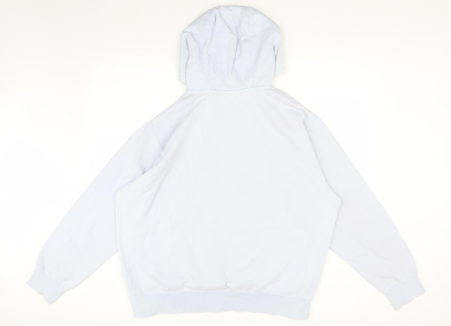 Nike Men's Blue Pullover Hoodie L with Logo