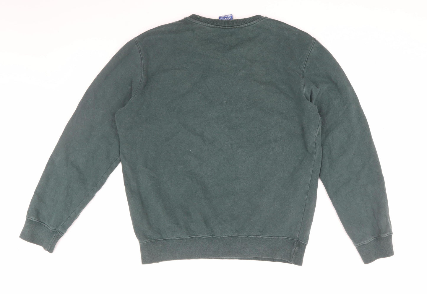 Champion Men's Green Pullover Sweatshirt M Logo