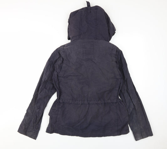 Gap Women's Black Hooded Parka Jacket M