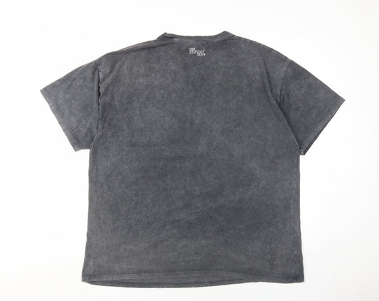 Angelle Men's Black Crew Neck T-Shirt, Size S, New