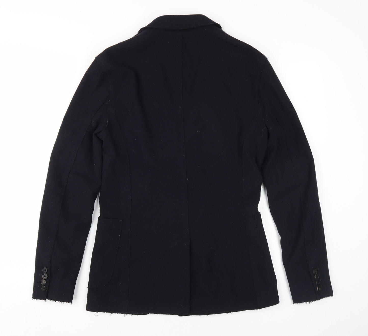 AllSaints Women's Black XS Slim Fit Wool Blazer