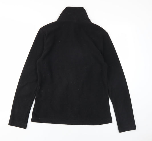 Gelert Women's Black Full Zip Fleece Hoodie Size 10