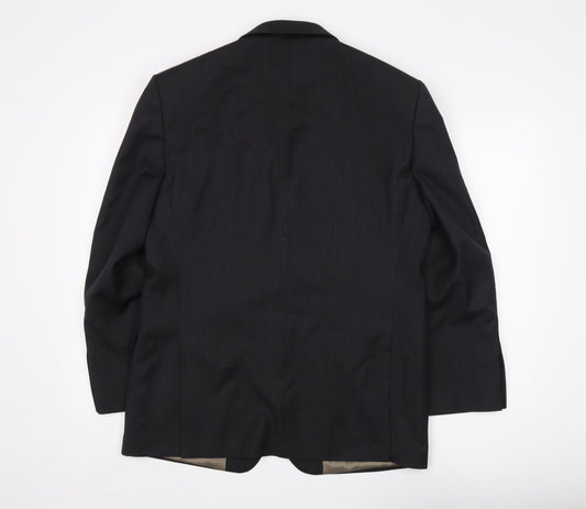 Marks and Spencer Men's Black Blazer Size 40R Regular Fit