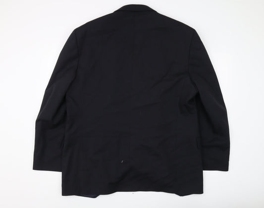 Willson Men's Black Blazer, Size 46, Regular Fit