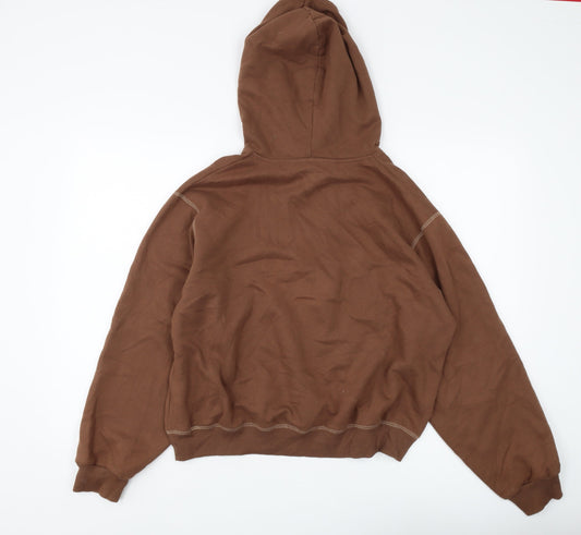 Hollister Women's Brown Pullover Hoodie S