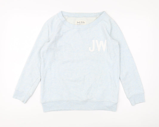 Jack Wills Blue Unisex Pullover Sweatshirt Size 10