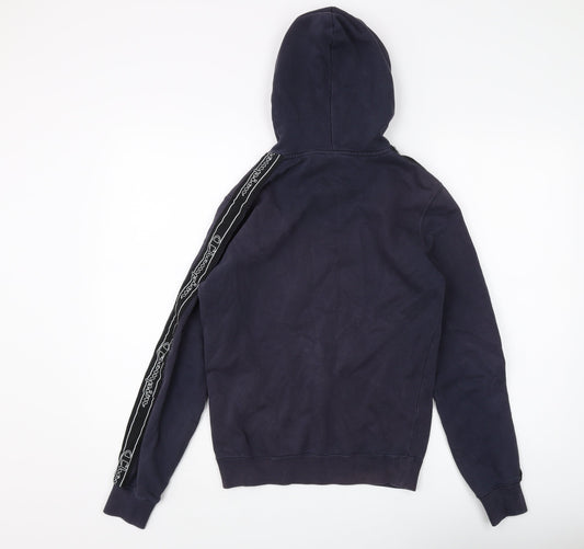 Champion Unisex Blue Hoodie XS Pullover Logo Casual