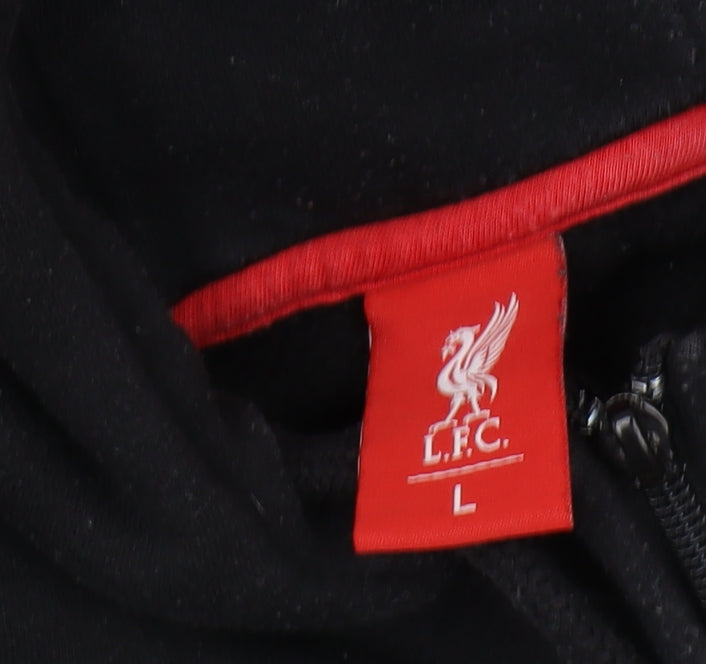 LFC Men's Black Half-Zip Hoodie - Size L