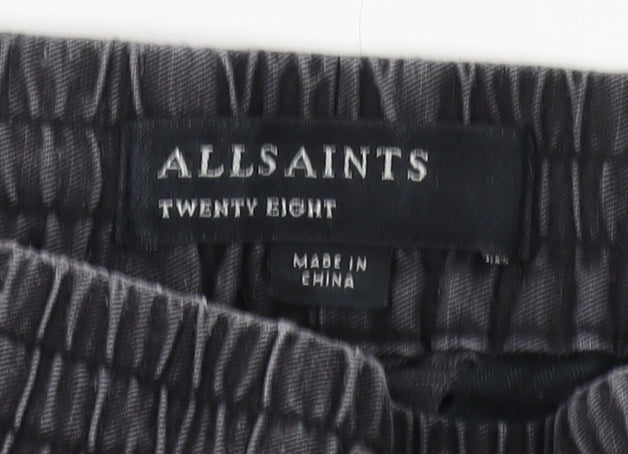 AllSaints Black Joggers Unisex Adults Size 28