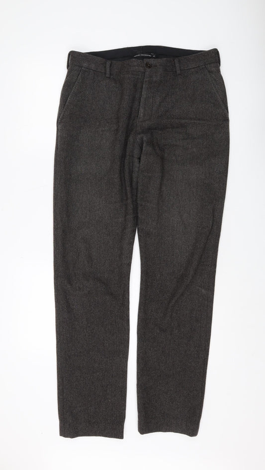 French Connection Men’s Grey Chino Trousers - Size L