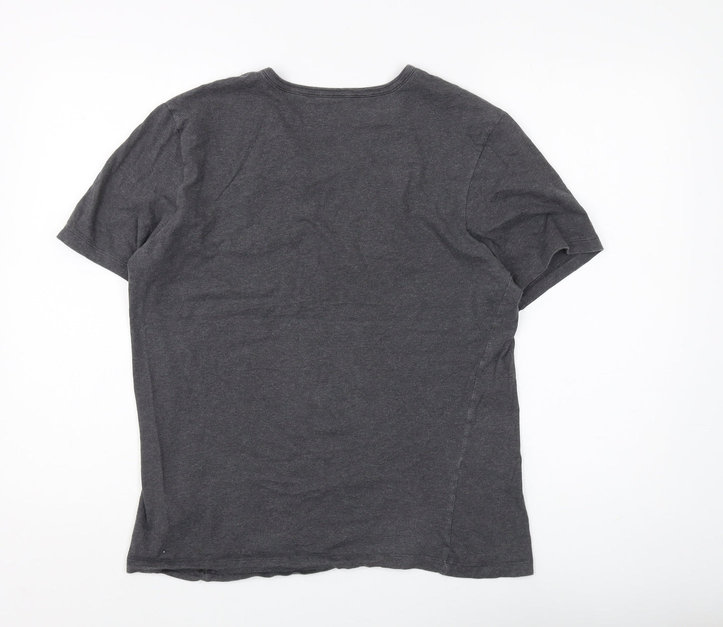 Hugo Boss Men's Grey M T-Shirt, Logo, Crew Neck