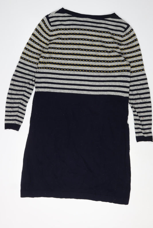White Stuff Women's Striped Shift Dress Size 14