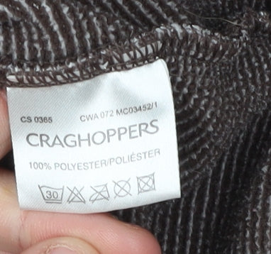 Craghoppers Men's Brown 1/4 Zip Sweatshirt UK 16