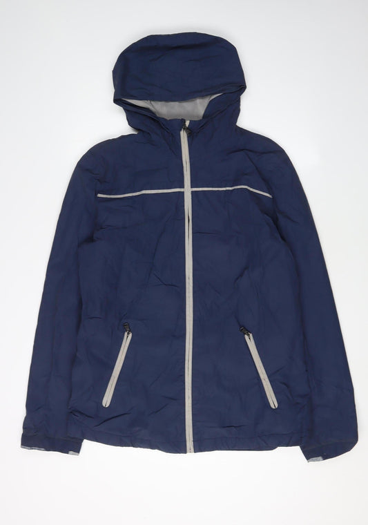 Crew Clothing Men's Blue L Windbreaker Jacket