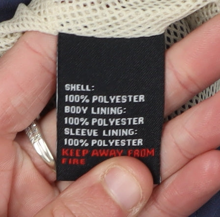 Dunlop Men's Blue Windbreaker Jacket L