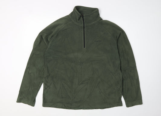 Craghoppers Men's Green 1/2 Zip Fleece Sweatshirt M