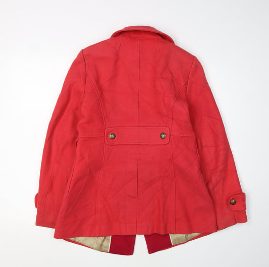 Banana Republic Red Women's Mid-Length Coat S