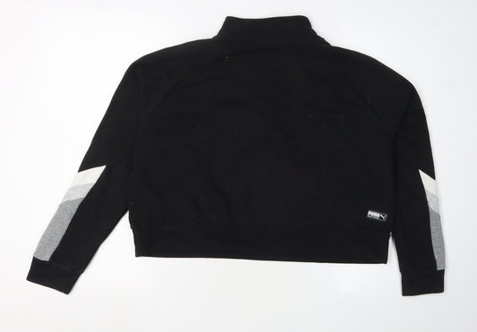 Puma Women's Black Medium Pullover Sweatshirt