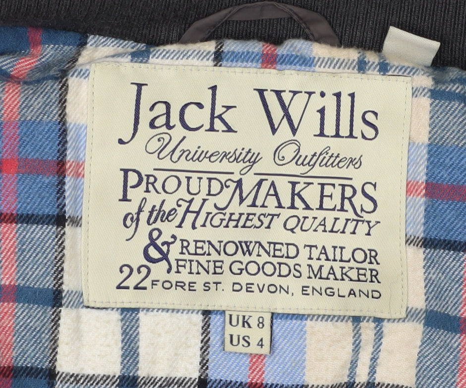 Jack Wills Women's Brown Puffer Waistcoat UK 8