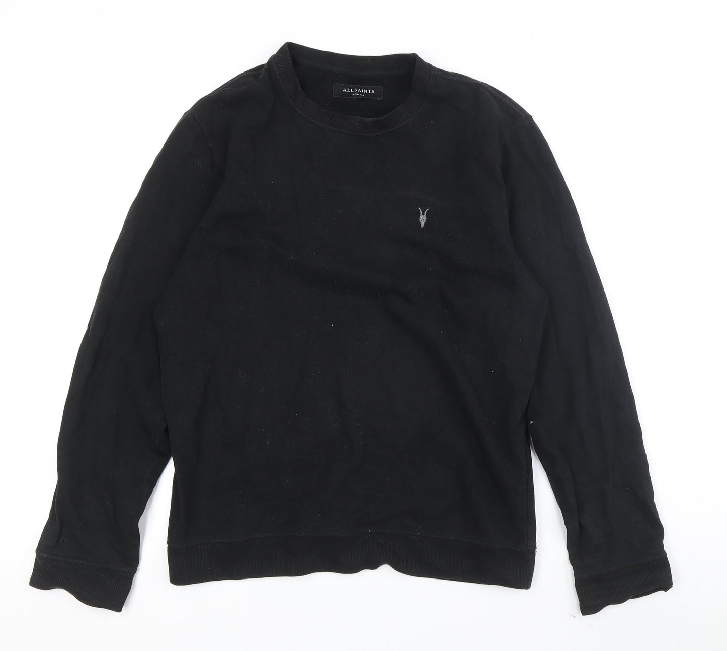 AllSaints Men's Black XS Pullover Sweatshirt