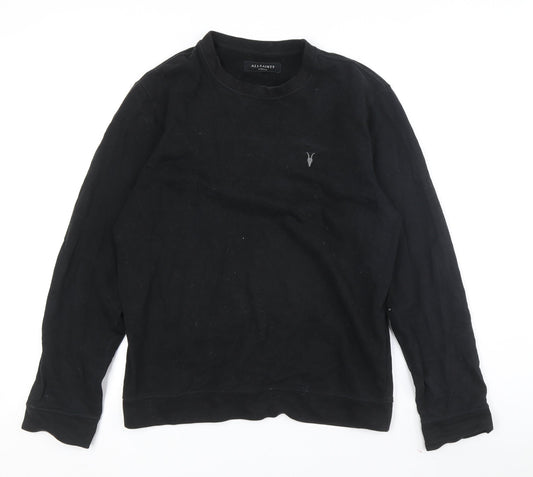 AllSaints Men's Black XS Pullover Sweatshirt
