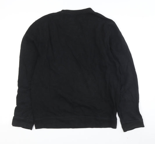 AllSaints Men's Black XS Pullover Sweatshirt