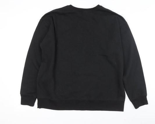 Disney Women's Black 2XL Graphic Pullover Sweatshirt