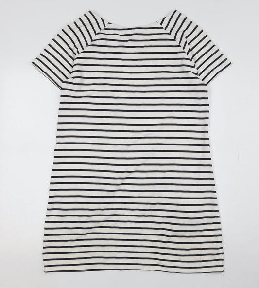White Stuff Women's Striped T-Shirt Dress Size 12