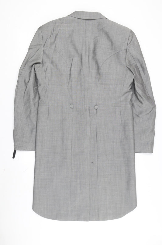 Wilvorst Men's Grey Slim Tuxedo Jacket, 38, Formal