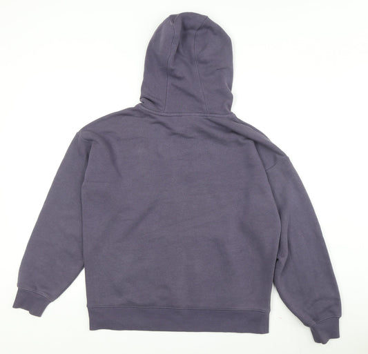 FILA Men's Grey Logo Pullover Hoodie - M