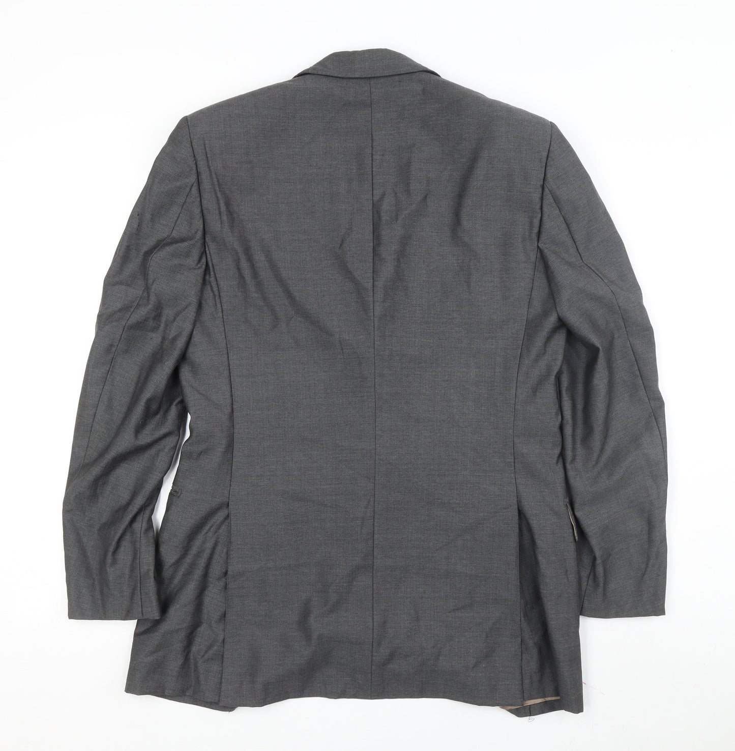 Gieves & Hawkes Men's Grey Blazer Size 38R Wool Formal