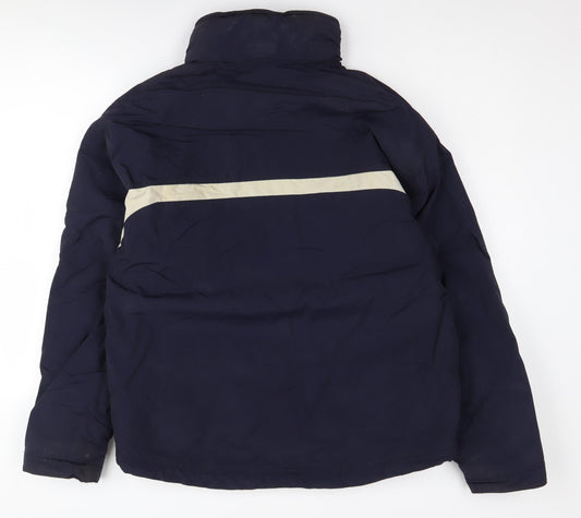 GAP Men's Blue S Puffer Jacket - Winter, Casual Style
